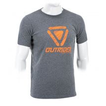 Tee-shirt Ot Avec Logo Rayé Gris Chiné - Outrider - Taille Xl - Vet Sécurité