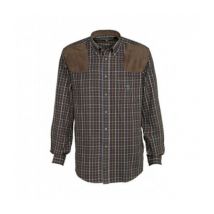 Chemise Chasse Sologne Marron - Percussion - Taille L - Vet Sécurité
