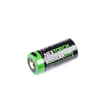Batterie Rechargeable 16340 3.6v 800 Mah Avec Port Usb Type-c - Nextorch - Vet Sécurité