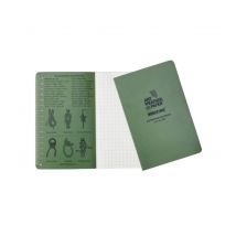 Carnet De Terrain Tout-temps 128 Pages 118 X 183 Cm Vert Olive - Modestone - Vet Sécurité