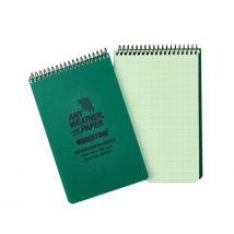 Carnet Phosphorescent Tout-temps 60 Pages 96 X 148 Cm Vert Olive - Modestone - Vet Sécurité