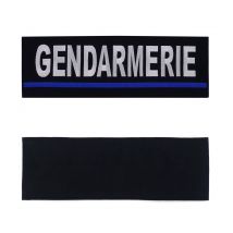 Bandeau D'identification Gendarmerie Brodé Bleu - Patrol Equipement - Vet Sécurité