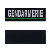 Bandeau D'identification Gendarmerie Brodé Vert - Patrol Equipement - Vet Sécurité