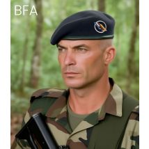 Béret Militaire Bfa Bord En Cuir - Patrol Equipement - Taille 55 - Vet Sécurité