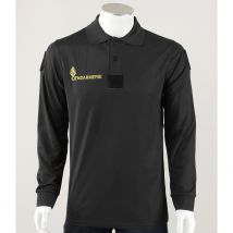 Polo Gendarmerie Mobile Cooldry + Velcros Noir - Patrol Equipement - Taille 2xl - Vet Sécurité