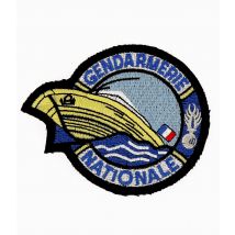 écusson Rond Gendarmerie Fluviale Brodé - Vet Sécurité