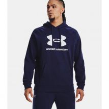 Hoodie Polaire Homme Ua Rival Logo - Bleu Marine - Under Armour - Taille M - Vet Sécurité