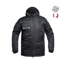 Parka hardshell z flap ochrona prywatna wf 150 sécu-one - czarny - a10 equipment 3xl