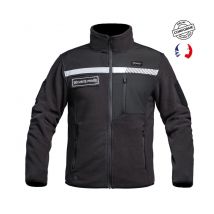 Veste Polaire Sécu-one Hv-tape Sécurité Privée Noir - A10 Equipment - Taille M - Vet Sécurité
