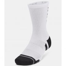 Lot De 3 Paires De Chaussettes Ua Performance Tech Crew 3 Logos - Blanc - Under Armour - Taille M - Vet Sécurité