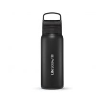Gourde Filtrante En Acier Inoxydable 650ml Go Series - Noir - Lifestraw - Vet Sécurité
