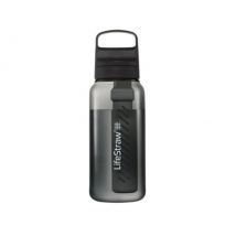 Butelka filtrująca 1l go series - czarna - lifestraw
