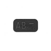 Patch En Gomme Groupe Sanguin Ab- Blackops - Jtg - Vet Sécurité