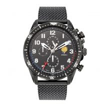 Montre Athos 4 Cadran Noir Bracelet Métal Noir - Patrouille De France - Vet Sécurité