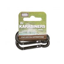Lot De 2 Mousquetons 6mm - Bcb International - Vet Sécurité