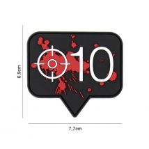 Patch 3d Pvc Headshot 10 - 101 Inc - Vet Sécurité