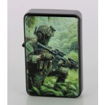 Briquet Essence Motif Militaire Jungle - Vetsecurite - Vet Sécurité