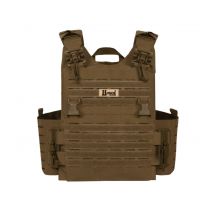 Gilet Tactique Porte-plaque Imperator - Coyote - Honor - Vet Sécurité