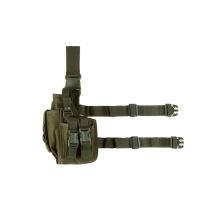 Holster De Cuisse Gauche Avec Porte Chargeur Ranger Green - Invader Gear - Vet Sécurité