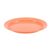 Assiette Plate 25 Cm En Polypropylène Corail - Highlander - Vet Sécurité