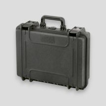 Wodoszczelna walizka transportowa max380 h115s 11,8l - czarna - max cases