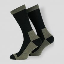 Skarpety taktyczne z wełny - olive green/czarny - 101 inc 39/42