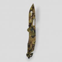 Nóż składany taktyczny g10 (ostrze 8,8cm) - kamuflaż - k25