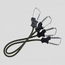 Zestaw 2 napinaczy z karabińczykiem 60 cm - oliwkowa zieleń - fosco industries