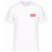 T-shirt bezpieczeństwo pożarowe biały - vetsecurite 4xl