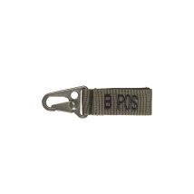 Porte Clé Tactique Groupe Sanguin B+ Vert Od - Miltec - Vet Sécurité