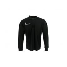 Polo Gendarmerie Respirant Gd Manches Longues Noir - Dmb Products - Taille 5xl - Vet Sécurité