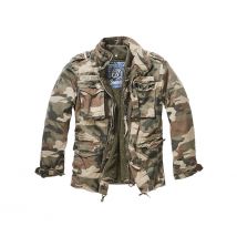 Veste Militaire M65 Giant Camouflage Woodland - Brandit - Taille S - Vet Sécurité