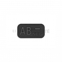 Patch Rectangle Groupe Sanguin Ab- Blackops - Jtg - Vet Sécurité