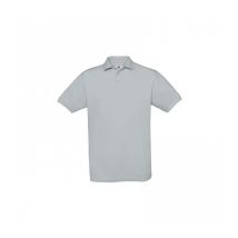 Polo Manches Courtes Gris Clair - B&c - Taille 2xl - Vet Sécurité
