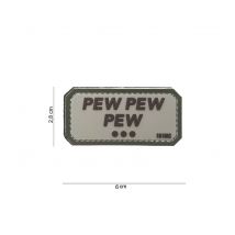Patch 3d Pvc 'pew Pew Pew' Cam - 101 Inc