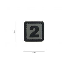 Patch 3d En Pvc Chiffre 2 - 101 Inc - Vet Sécurité