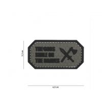 Patch 3d Pvc The Gods Smile On The Braves Gris - 101 Inc - Vet Sécurité