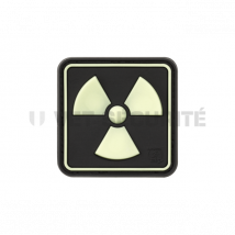 Patch radioactive rubber fluo/czarny -jtg