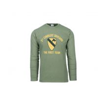 Tee-shirt Manches Longues 'first Cavalry Division' - Fostex Garments