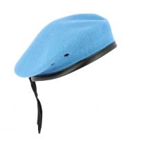 Béret Militaire Bord En Cuir Onu - Patrol Equipement - Taille 55 - Vet Sécurité
