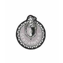 Ecusson Sur Velcro Motard Gendarmerie Basse Visibilité Noir - Dmb Products - Vet Sécurité