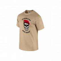 Tee Shirt Coyote Colo Le Diable Rit Avec Nous - Army Design By Summit - Taille Xl - Vet Sécurité