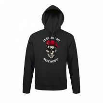 Sweat Noir Colo Le Diable Rit Avec Nous - Army Design - Taille 2xl - Vet Sécurité