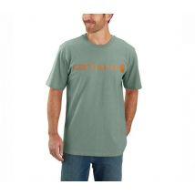 Tee-shirt Core Logo Vert - Carhartt - Taille Xs - Vet Sécurité