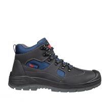 Chaussures De Sécurité Safe Mid S3 Noir/bleu - Footguard - Taille 46 - Vet Sécurité