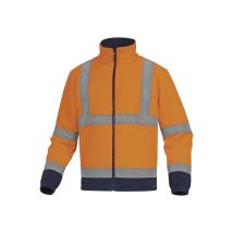 Veste Polaire Haute Visibilité Orange - Delta Plus - Taille S - Vet Sécurité