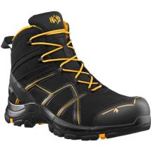 Chaussures De Sécurité Black Eagle Safety 40.1 Mid S3 Noir Et Orange - Haix - Taille 47.5 - Vet Sécurité