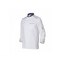 Veste De Cuisine Homme Néospirit Blanc Et Denim - Molinel - Taille 2xl - Vet Sécurité