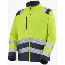 Kurtka softshell tatras żółty fluo i granatowy - lafont 2xl