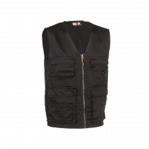 Gilet De Travail Torro Noir - Herock - Taille S - Vet Sécurité